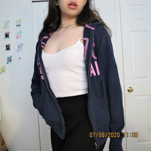 Aéropostale zip up hoodie sweater - Picture 2 of 5